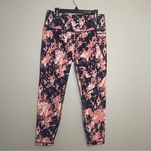 Sweaty Betty NEW with tags power 7/8 leggings  size medium pink & navy
